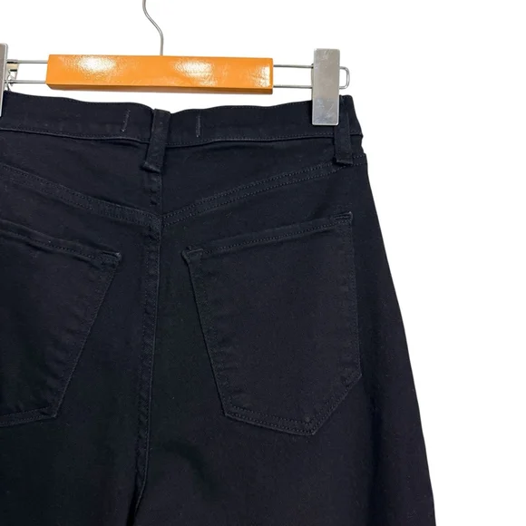 ABERCROMBIE & FITCH Curve Love The Flare Ultra High Rise Tall Black Jeans, Sz 27 - Picture 14 of 16